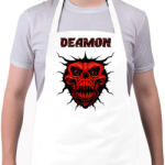 printfashion DEAMON - Kötény - Fehér (4906177)
