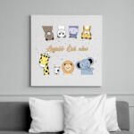 printfashion Legjobb Óvó néni - Vászonkép - Fehér (7312523)