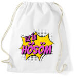 printfashion Az én hősöm - Sportzsák, Tornazsák - Fehér (4209730)