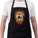 printfashion Inferno - Kötény - Fekete (4926197)