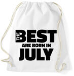 printfashion The Best are born in july - Sportzsák, Tornazsák - Fehér (5424643)