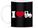 printfashion Traktor szerelem - Bögre - Fekete (1195018)