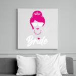 printfashion Bride fehér - Vászonkép - Fehér (12599950)