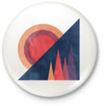 printfashion Naplemente 1 - Kitűző, hűtőmágnes - Fehér (5249559)