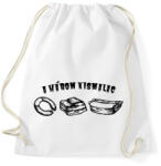 printfashion A három kismalac - Sportzsák, Tornazsák - Fehér (8202760)