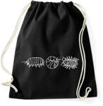 printfashion Guruló bogár - Sportzsák, Tornazsák - Fekete (15938599)