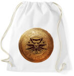 printfashion Witcher logó és pénzérme - Sportzsák, Tornazsák - Fehér (2689623)