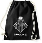 printfashion Apollo 11 - Sportzsák, Tornazsák - Fekete (1808436)