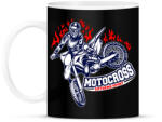 printfashion Motocross - Bögre - Fekete (15691659)