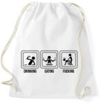 printfashion Triatlon - Sportzsák, Tornazsák - Fehér (16252204)