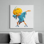 printfashion Halloween Dab - Vászonkép - Fehér (6628488)