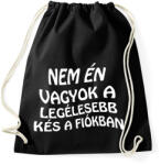printfashion Nem én - Sportzsák, Tornazsák - Fekete (5007114)
