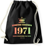 printfashion 1971 - Sportzsák, Tornazsák - Fekete (4462691)