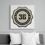 printfashion 36 - Vászonkép - Fehér (7230429)