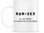 printfashion RUN > SEX (lol kidding, let's bang after this run though) - Bögre - Fehér (2469667)