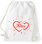 printfashion Klára - Sportzsák, Tornazsák - Fehér (11952456)
