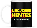 printfashion LEGJOBB HENTES A GALAXISBAN - Bögre - Fekete (11567651)