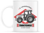 printfashion A legmenőbb traktoros - Bögre - Fehér (6593425)