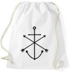 printfashion Minimal Anchor - Sportzsák, Tornazsák - Fehér (1615523)