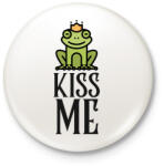 printfashion KISS ME - Kitűző, hűtőmágnes - Fehér (10798976)