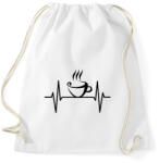 printfashion Ekg kávé - Sportzsák, Tornazsák - Fehér (2418809)