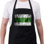 printfashion Zöld sáv minimál - Kötény - Fekete (6083119)