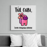 printfashion Among Us - Túl cuki, hogy gyanús legyen - Vászonkép - Fehér (6639415)