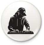 printfashion dj - Kitűző, hűtőmágnes - Fehér (16212247)