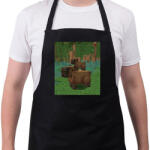 printfashion Minecraft Capybara - Kötény - Fekete (13855594)