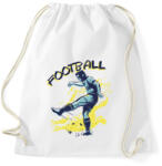 printfashion Football sport - Sportzsák, Tornazsák - Fehér (5606797)
