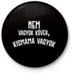 printfashion Nem vagyok kövér, kismama vagyok - Fehér - Kitűző, hűtőmágnes - Fekete (7056169)
