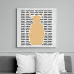 printfashion Sweet Tooth - Szöveges - Vászonkép - Fehér (6641251)