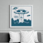 printfashion Végre - UFO - Vászonkép - Fehér (8751245)