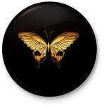 printfashion Pillangó - Kitűző, hűtőmágnes - Fekete (3096387)