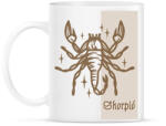 printfashion Skorpió horoszkóp - Bögre - Fehér (6273331)