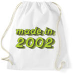 printfashion made-in-2002-green-grey - Sportzsák, Tornazsák - Fehér (488991)