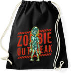 printfashion Zombie outbreak - Sportzsák, Tornazsák - Fekete (5536936)