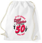 printfashion Szexi Szülinapos Félisten világosra 50 - Sportzsák, Tornazsák - Fehér (14829620)