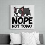 printfashion Nope puppy - Vászonkép - Fehér (6629027)