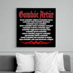 printfashion Gombóc Artúr és a világ összes csokoládéja - Vászonkép - Fekete (16607761)