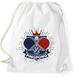 printfashion Pingpong - Címer - Sportzsák, Tornazsák - Fehér (6991774)
