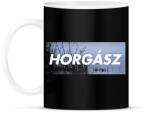 printfashion Horgász logó - Bögre - Fekete (1619782)