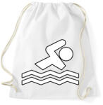 printfashion Swimmer - Sportzsák, Tornazsák - Fehér (2290685)