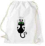 printfashion Cicmic, aki hazavár - Sportzsák, Tornazsák - Fehér (421259)