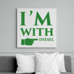 printfashion diesel. png - Vászonkép - Fehér (6621412)