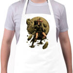 printfashion Viking - Kötény - Fehér (4899779)