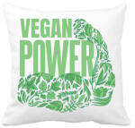 printfashion Vegan power - Párnahuzat, Díszpárnahuzat - Fehér (14120596)