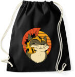 printfashion Római macska - Sportzsák, Tornazsák - Fekete (5070300)