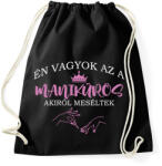 printfashion Akiről meséltek - Manikűrös - Sportzsák, Tornazsák - Fekete (8470551)