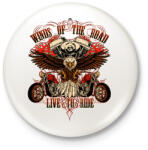 printfashion Szelek útján - Kitűző, hűtőmágnes - Fehér (3074604)